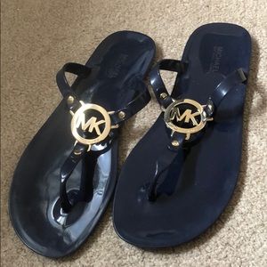 MK flat sandals